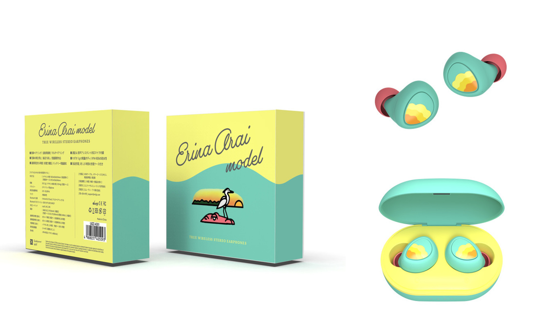 TRUE WIRELESS STEREO EARPHONES 新井恵理那モデル