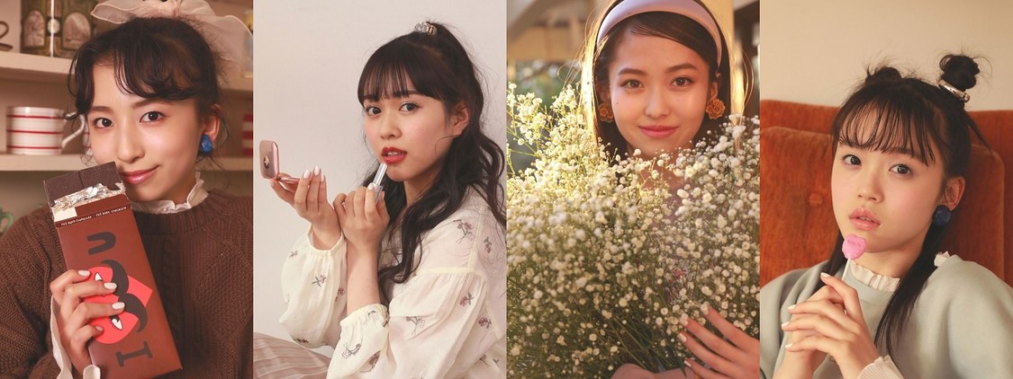 左からGUMI、KANO、MOMO、SOYO（@ onefive）