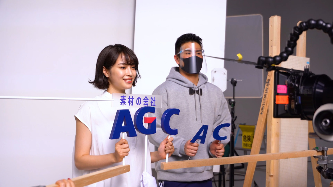 広瀬すず　AGC新TVCMメイキングカット