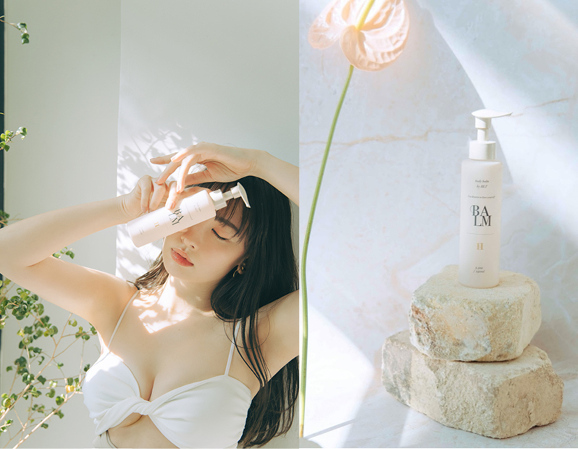 小嶋陽菜／「SENSUAL RICH BODY BALM」