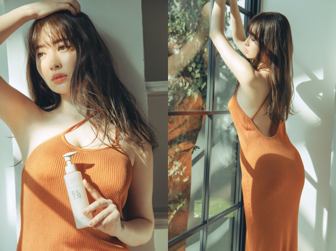 小嶋陽菜／「SENSUAL RICH BODY BALM」