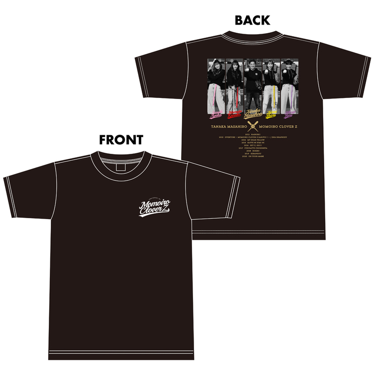 「田中将大×ももクロ」オリジナルTシャツ(BLACK)