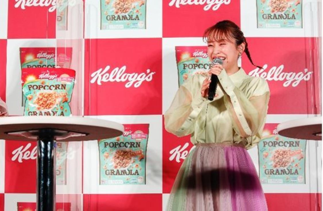 ＜ケロッグ新製品『ポップコーン グラノラ』ウェブCM発表会＞スターライズタワー（2021年2月25日）