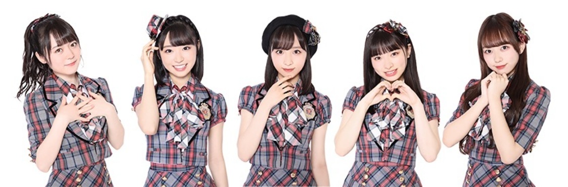 西川怜、山内瑞葵、小栗有以、久保怜音、大盛真歩　©AKB48