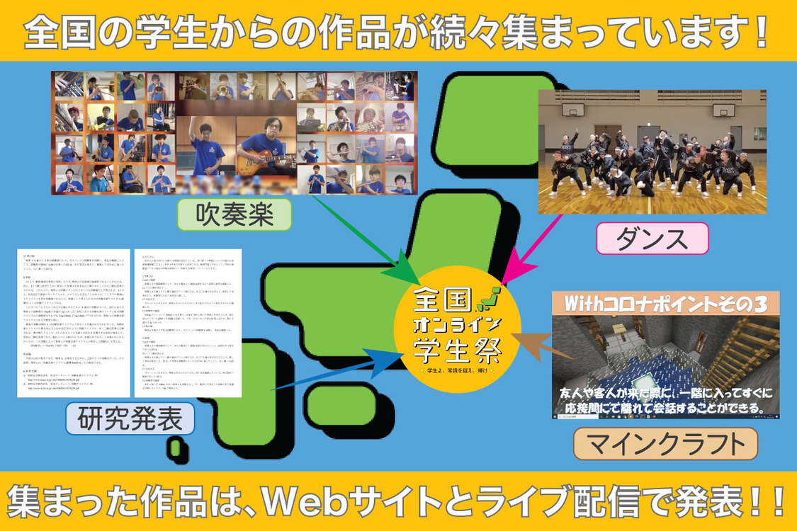 ＜全国オンライン学生祭＞