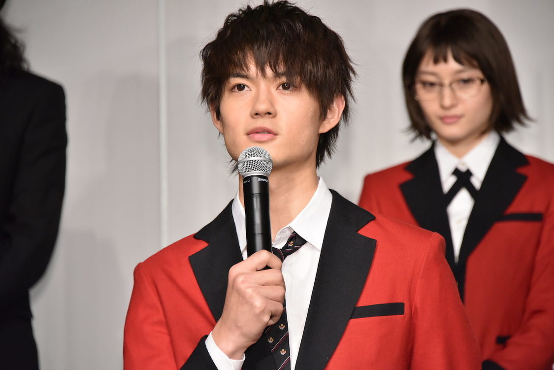 佐野勇斗＜ドラマ『賭ケグルイ双』完成報告イベント＞（2021年3月22日）