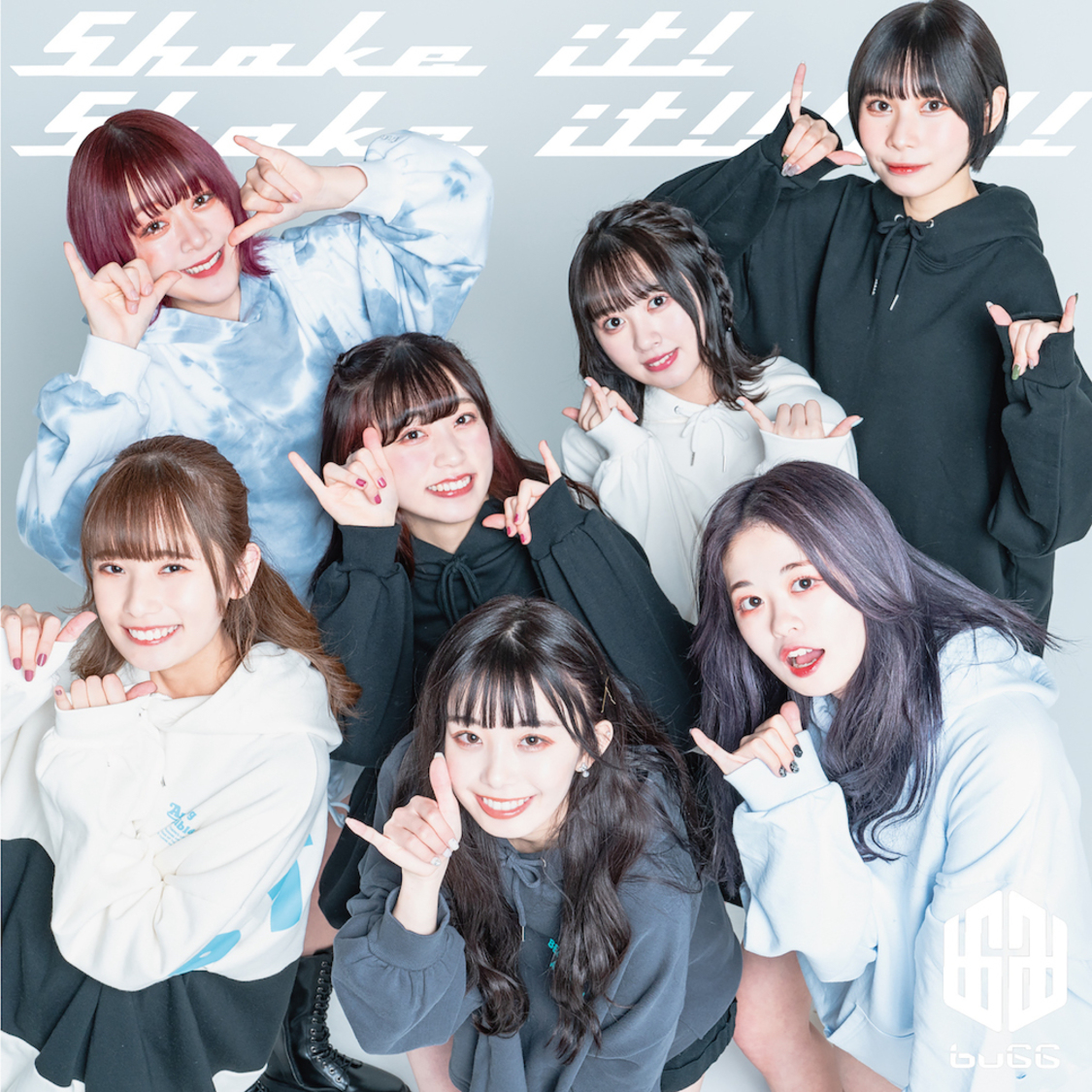 1stシングル「Shake it! Shake it!!!!!!!」ジャケット写真