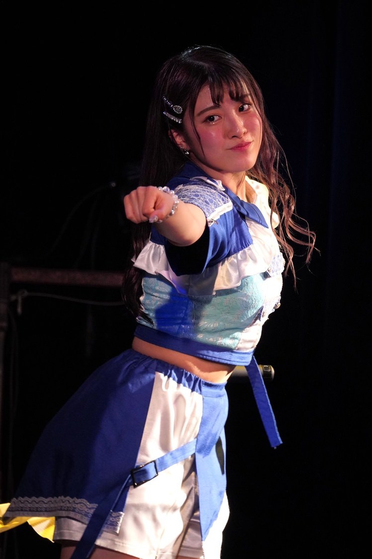 森永新菜＜アップアップガールズ（2） あお組4＞表参道GROUND（2021年3月24日）