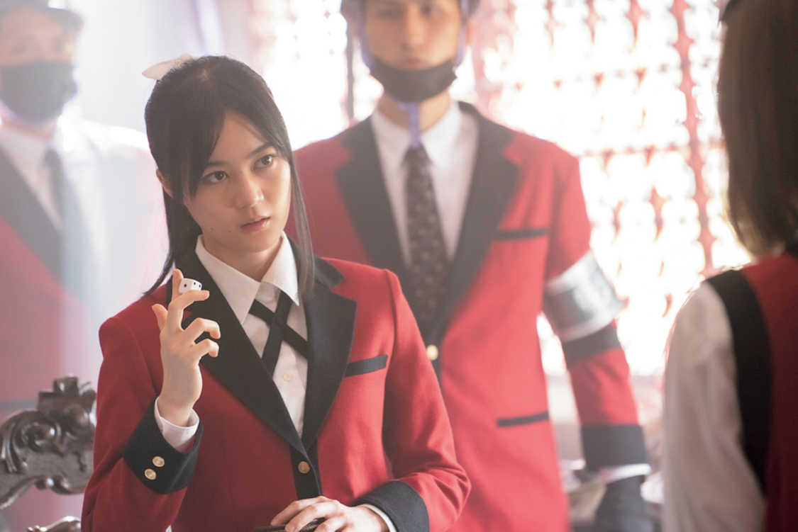 ドラマ『賭ケグルイ双（ツイン）』より（©河本ほむら・尚村透・斎木桂／SQUARE ENIX©2021 ドラマ「賭ケグルイ双」製作委員会）