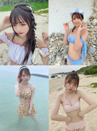 🍭 JamsCollection、開放的な常夏リゾート感漂う水着姿に釘付け！ “と