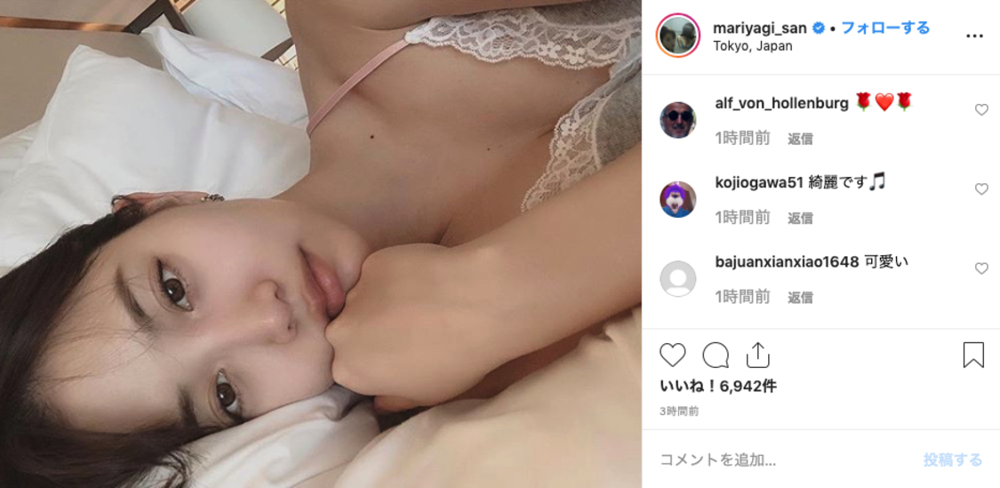 元akb48永尾まりや ベッドでの色っぽいランジェリー姿に称賛の声 添い寝していいですか あんまり男いじめないでぇ Pop N Roll ポップンロール