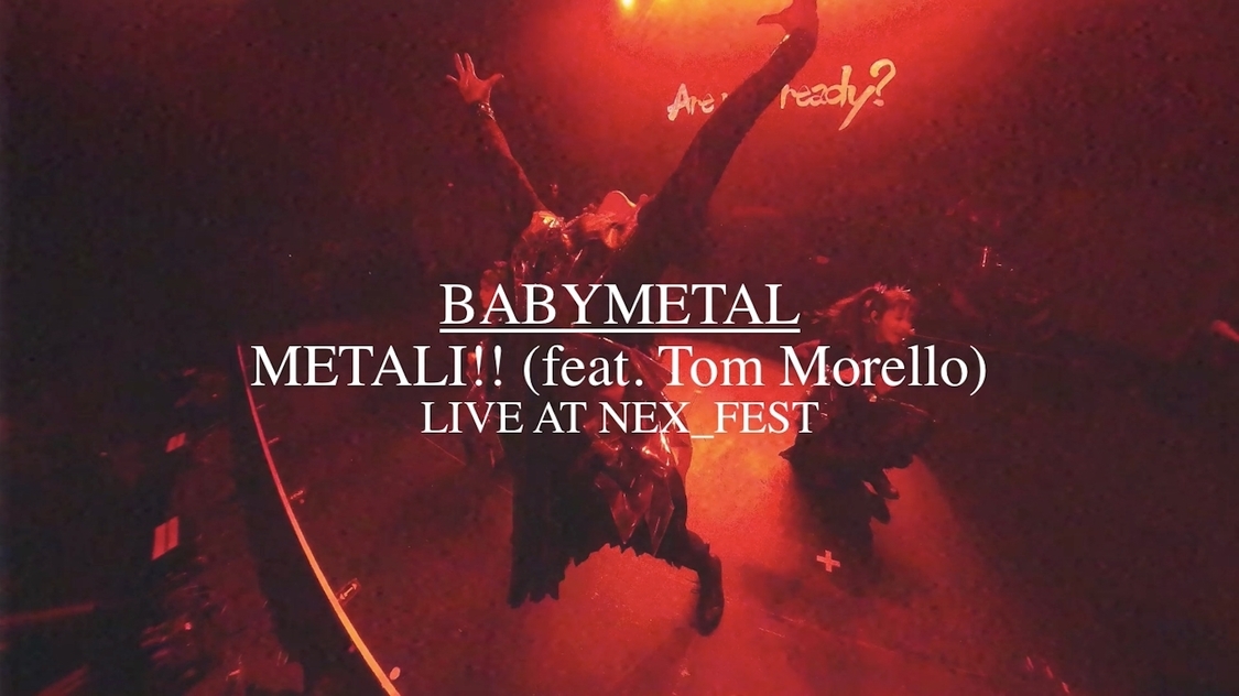 BABYMETAL、「メタり！！ (feat. Tom Morello)」ライブ映像公開！ 横浜アリーナ2DAYS公演 サブタイトル解禁＆ぴあ抽選先行スタート