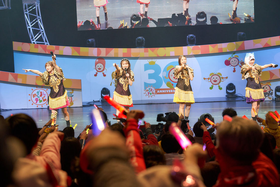 ももクロ［イベントレポート］ちいかわ＆ハチワレも登場し、圧巻のパフォーマンスで多幸感のあるシーンを描いた＜めざましテレビ30周年フェスin愛知＞
