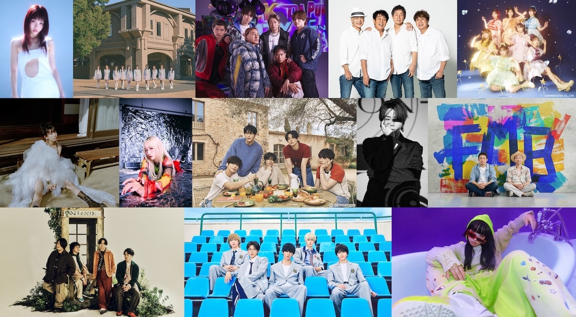 『CDTVライブ！ライブ！』TUBE×FRUITS ZIPPER、アイナ・ジ・エンドなど13組が最新曲をテレビ初披露！