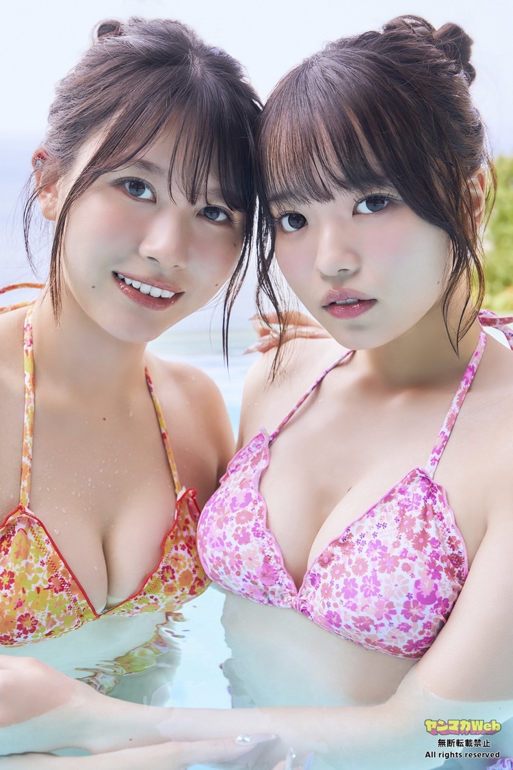 SUPER☆GiRLS 田中想・鎌田彩樺、『ヤンマガ』で初の2人グラビア披露!