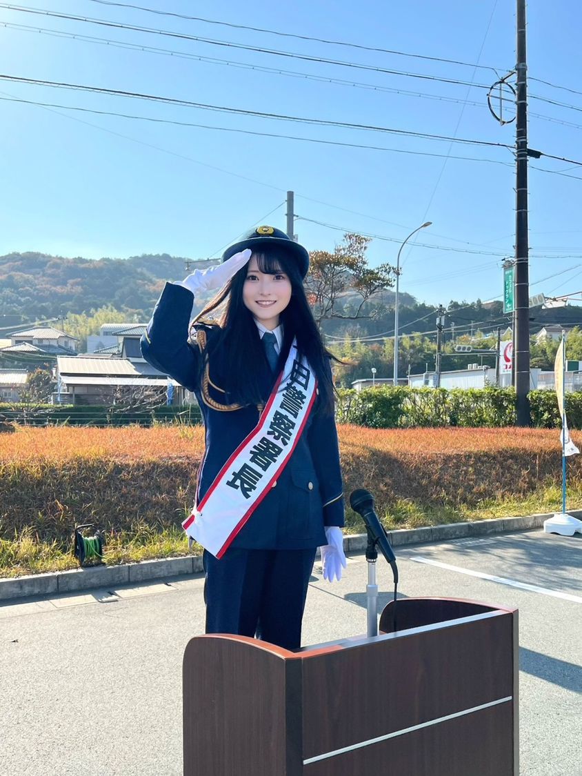 #ババババンビ 小鳥遊るい、地元・三重で一日警察署長に就任！【コメントあり】