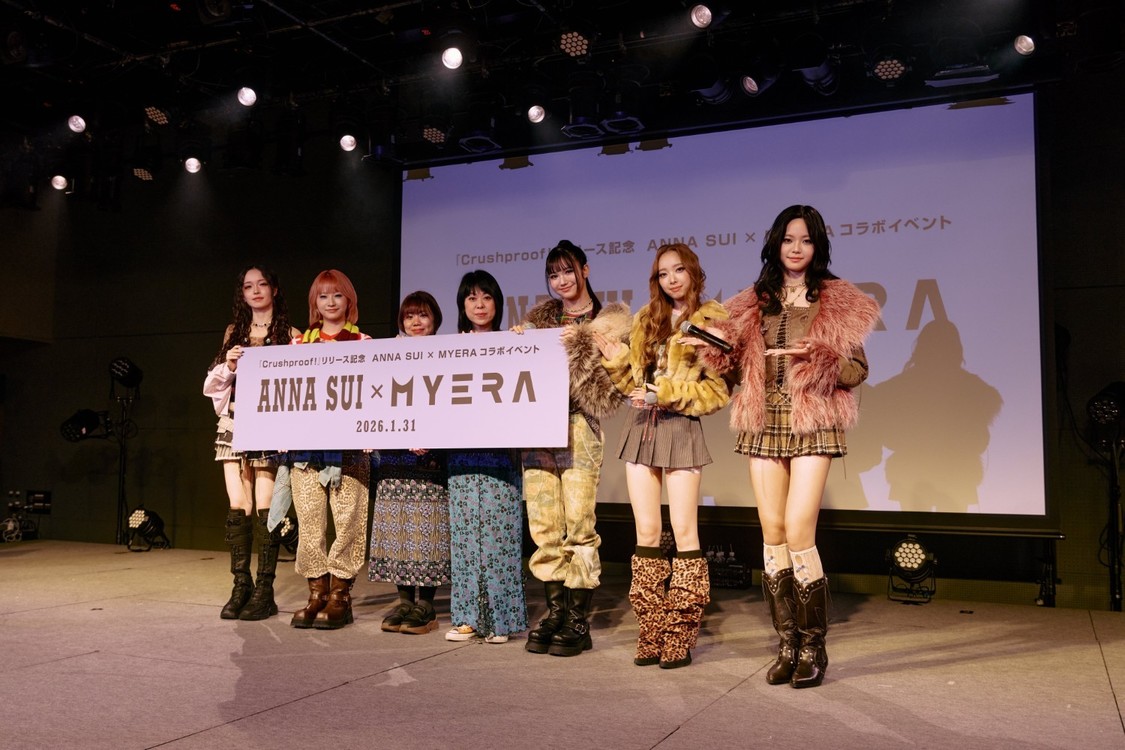 MYERA、ANNA SUIとのコラボイベントで新曲「Crushproof!」を初披露!