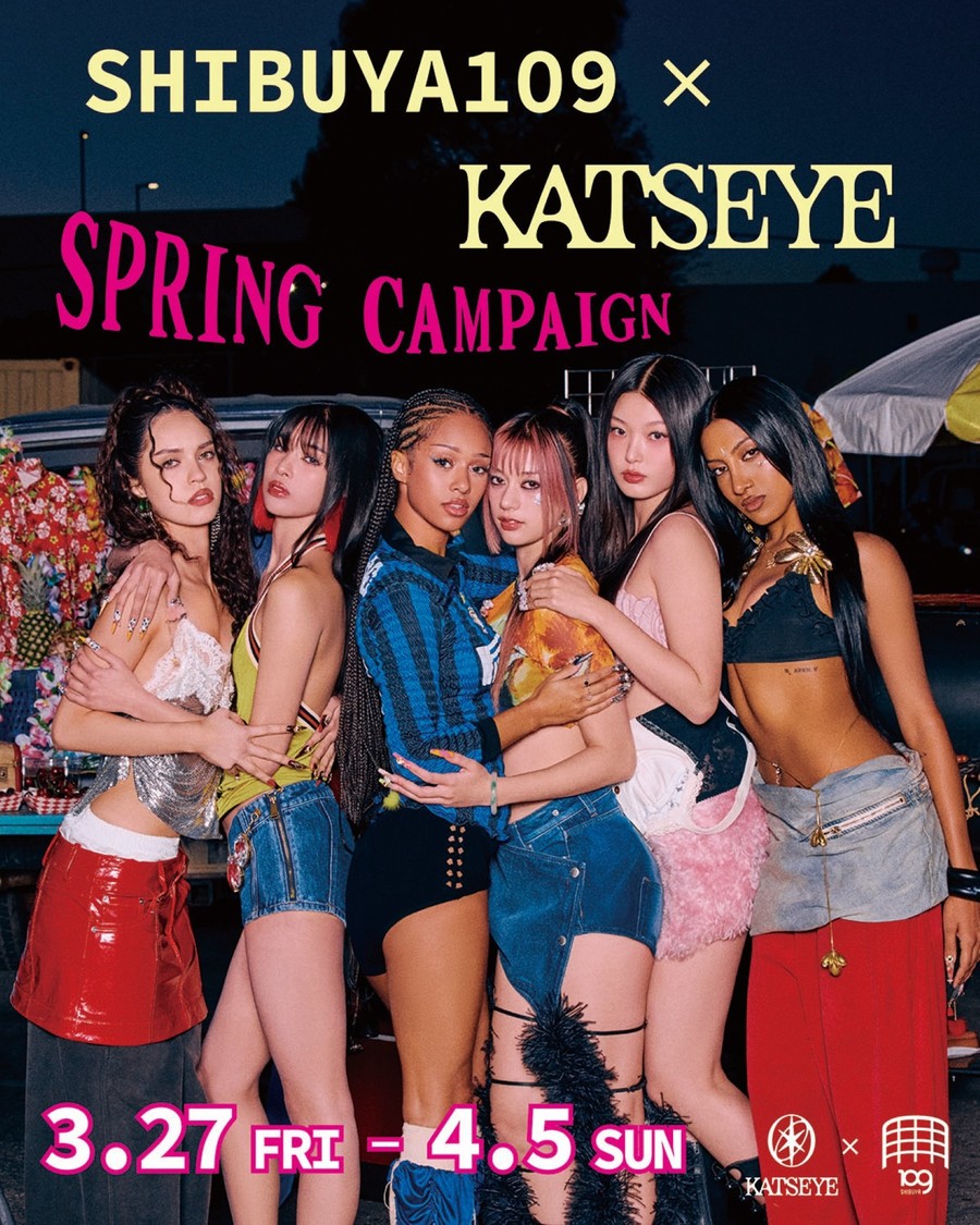 KATSEYE、SHIBUYA109と初コラボ！3月27日からポップアップ開催