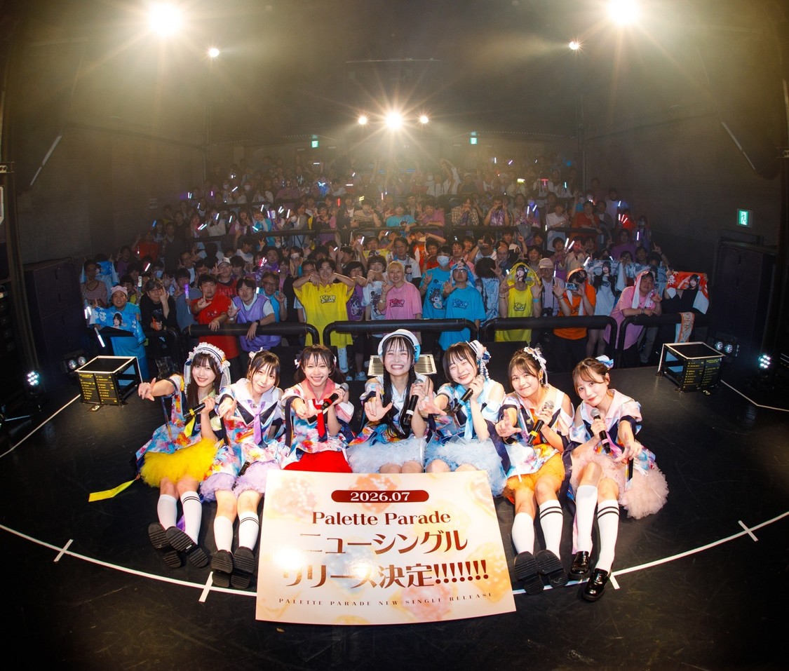 Palette Parade、5周年ワンマンをLINE CUBE SHIBUYAで開催決定！