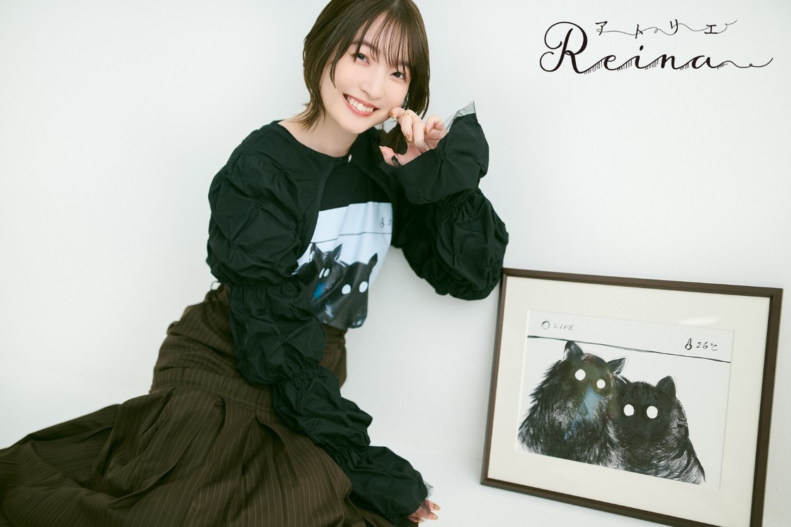 上田麗奈、自作イラストTシャツ全5種を4月18日より受注開始！