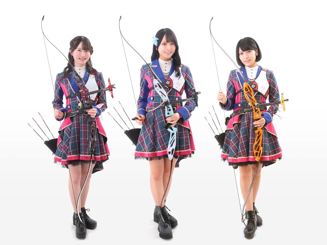 dela・苺ひな、権藤あいり、竹下優里が愛知県アーチェリー協会公式アンバサダーに就任！