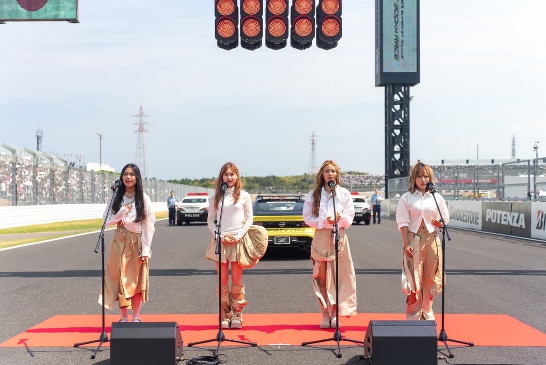 Be-ray、SUPER GTで自身初の日本国歌斉唱!