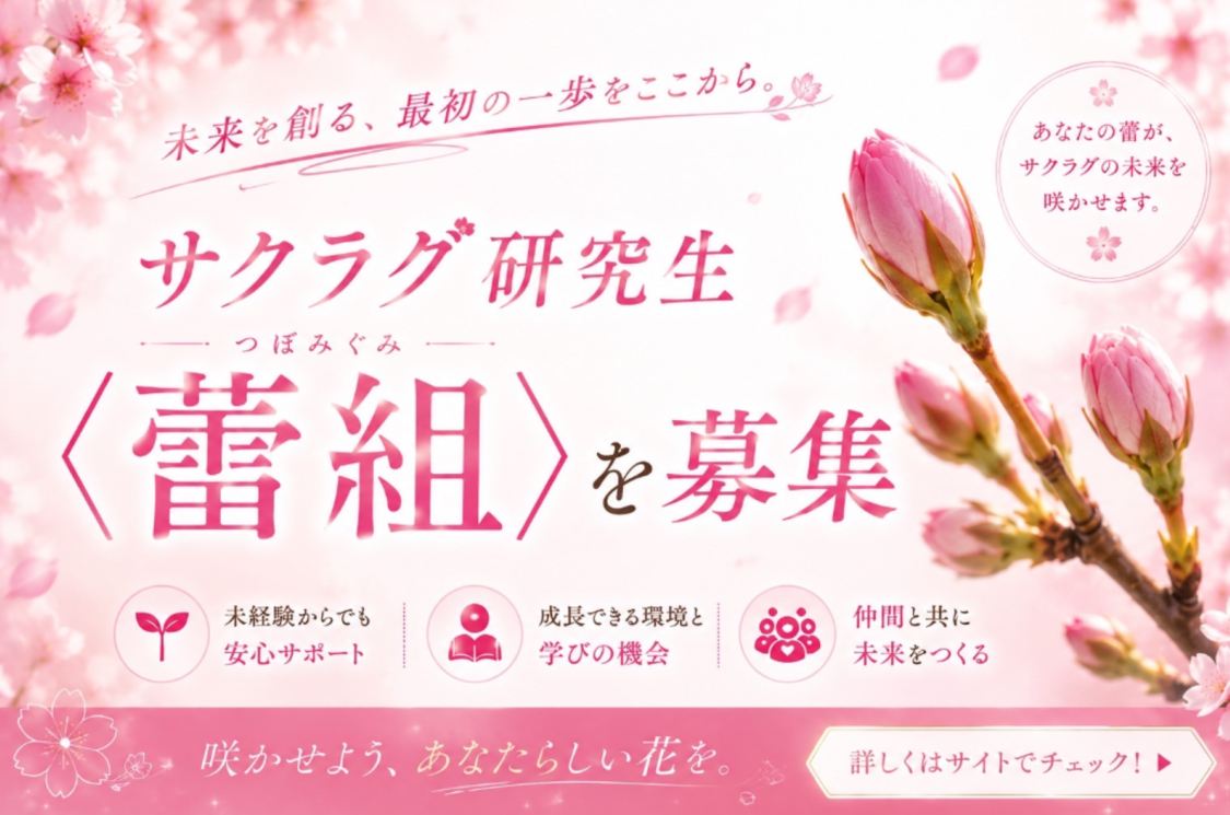 SAKURA GRADUATION、第1期研究生〈蕾組〉オーディション開催！